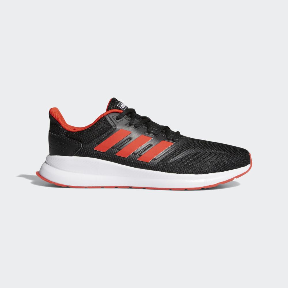 Bocanci Munte Adidas Runfalcon Barbati Romania - Negrii/Rosii G28910